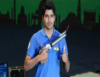 India Won Bronze Medal In 10m Air Pistol Men At ISSF World Cup Rifle/Pistol/Shotgun In Osijek, Croatia.