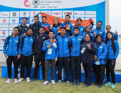 ISSF Junior World Championship Rifle / Pistol / Shotgun · Lima, PER: On the final day of the ISSF Junior World Championship Rifle / Pistol / Shotgun, athletes competed for medals in four events. All medals were won by athletes from India.