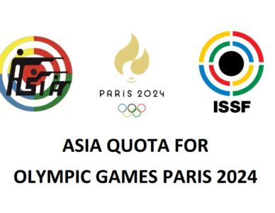 Olympic Quota Places for Asian Continent are increased from 38 to 48: