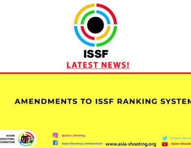 AMENDMENTS TO ISSF RANKING SYSTEM