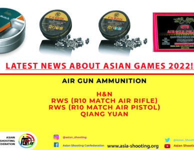 ASIAN GAMES 2022 AIRGUN AMMUNITION