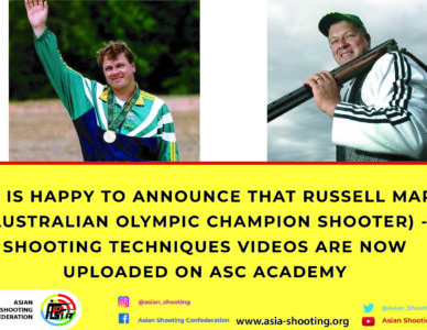 Australian Olympic Shooter, Russell Mark, Technique Videos on ASC Academy