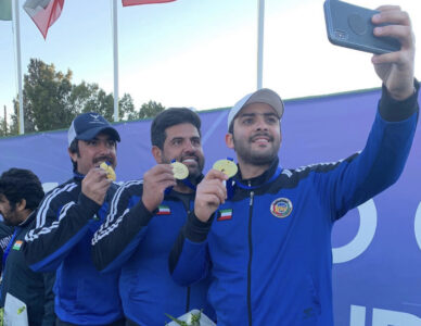 Kuwait Gold Medal winner in Trap team - ISSF World Cup Shotgun in Nicosia, Cyp