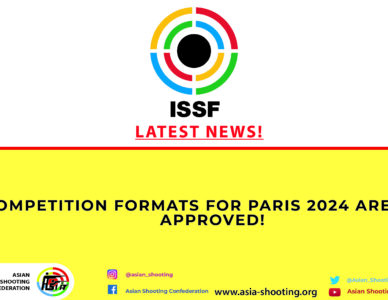 Competition formats for Paris 2024 are<br>approved!