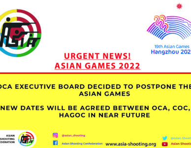 ASIAN GAMES POSTPONEMENT
