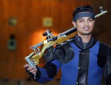 50m Rifle 3 Position Men Silver Medal won by India in ISSF WC Baku, AZE