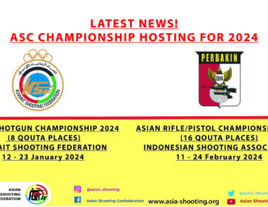 DATES SET FOR ASIAN CHAMPIONSHIPS 2024 WITH QUOTA
