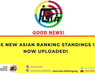 New Asian Ranking Standings 2022