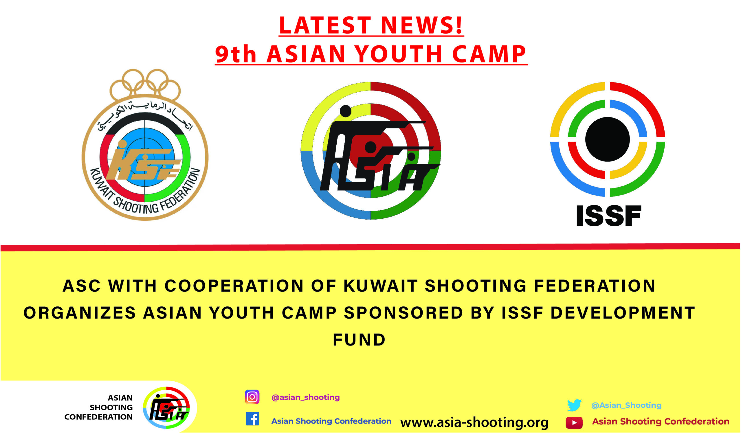 Asian Youth Camp And Coaching Courses Trap And Air Pistol Asian