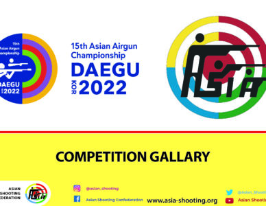 15th Asian Airgun Championship Daegu, KOR 9-19 November 2022