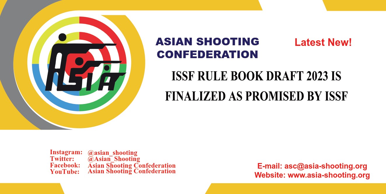 ISSF RULE BOOK DRAFT 2023 Asian Shooting Confederation