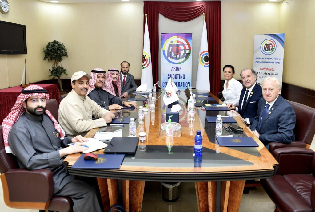 Issf And Asc Meeting In Asc Headquarter Asian Shooting Confederation