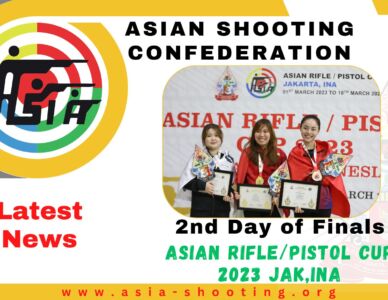 Women's Rifle Final at Rifle /Pistol Cup in JAK,INA