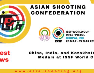 China, India, and Kazakhstan Win Medals at ISSF World Cup 2023 in Bhopal, India