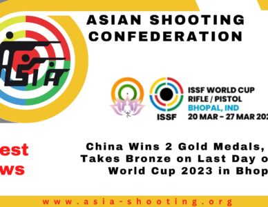 China Wins 2 Gold Medals, India Takes Bronze on Last Day of ISSF World Cup 2023 in Bhopal