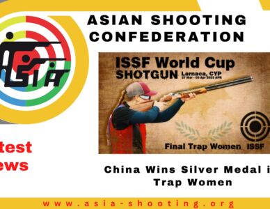 China Wins Silver Medal in Trap Women at ISSF World Cup Shotgun LARNACA, CYP