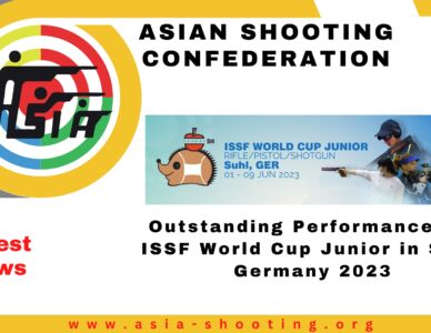 Outstanding Performances at ISSF World Cup Junior in Suhl, Germany 2023