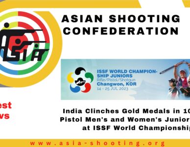 India Clinches Gold Medals in 10m Air Pistol Men's and Women's Junior Finals at ISSF World Championship