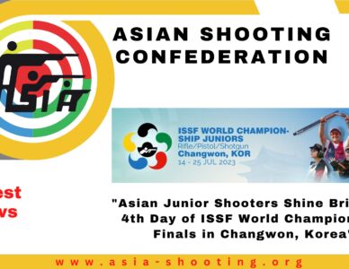 "Asian Junior Shooters Shine Bright on 4th Day of ISSF World Championship Finals in Changwon, Korea"