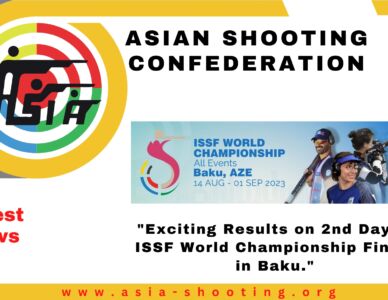 Exciting Results on 2nd Day of ISSF World Championship Finals in Baku.