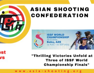 "Thrilling Victories Unfold at Day Three of ISSF World Championship Finals"