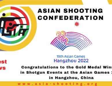 Congratulations to the Gold Medal Winners in Shotgun Events at the Asian Games 2022 in Hangzhou, China.