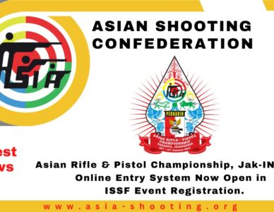 Asian Rifle & Pistol Championship, Jak-INA 2024 Online Entry System Now Open in ISSF Event Registration.