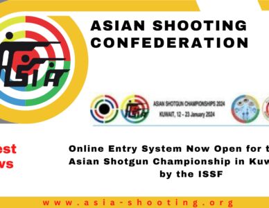 Online Entry System Now Open for the 2024 Asian Shotgun Championship in Kuwait City by the ISSF