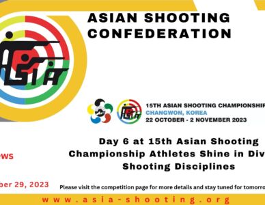 Day 6 at 15th Asian Shooting Championship Athletes Shine in Diverse Shooting Disciplines