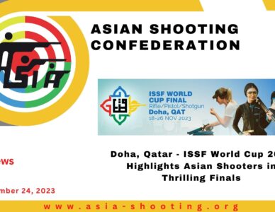 Doha, Qatar - ISSF World Cup 2023 Highlights Asian Shooters in Thrilling Finals