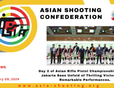Day 2 of Asian Rifle Pistol Championship 2024 in Jakarta Sees Unfold of Thrilling Victories and Remarkable Performances.