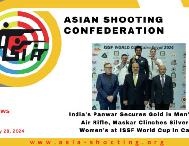 India's Panwar Secures Gold in Men's 10m Air Rifle, Maskar Clinches Silver in Women's at ISSF World Cup in Cairo