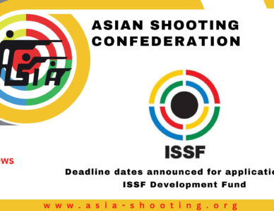 Deadline dates announced for applications to ISSF Development Fund