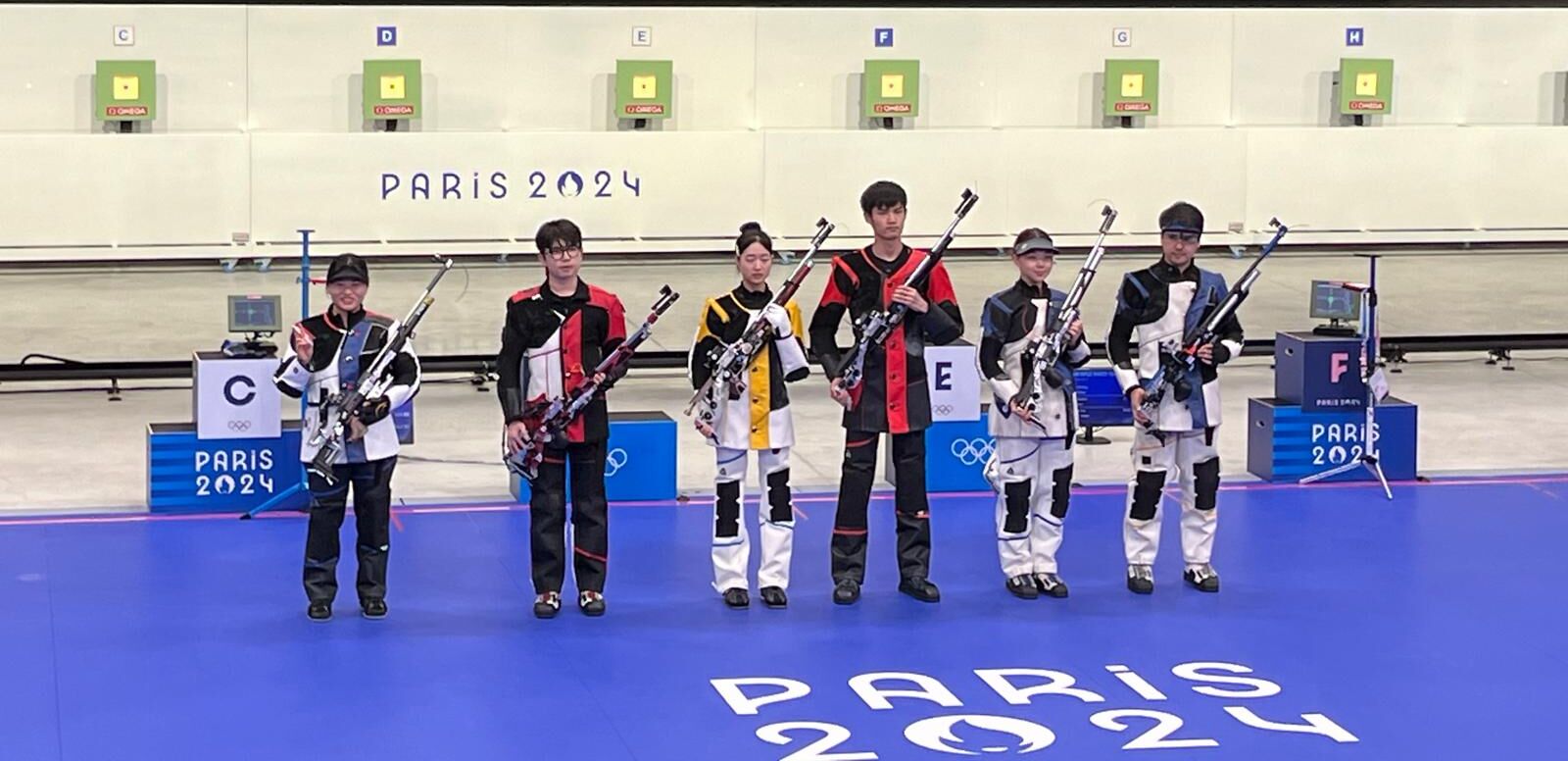 Asian Teams Sweep 10m Air Rifle Mixed Team Event at Paris 2024 Olympics