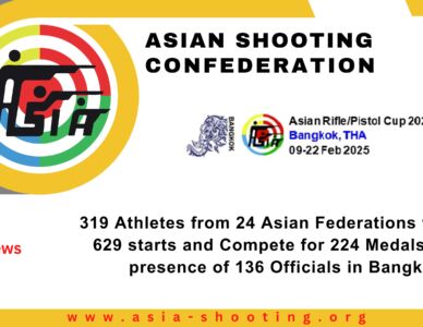Latest Updates on Asian Rifle/Pistol Cup 2025 in Bangkok, Thailand