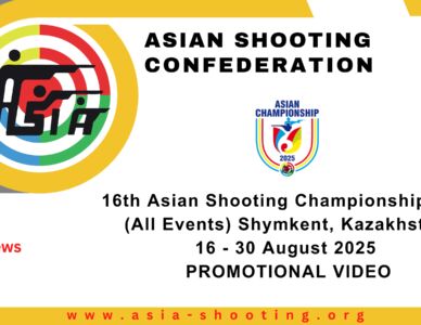16th Asian Shooting Championship 2025 (All Events) Shymkent, Kazakhstan 16 - 30 August 2025 Promotional Video