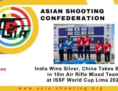 India Wins Silver, China Takes Bronze in 10m Air Rifle Mixed Team at ISSF World Cup Lima 2025