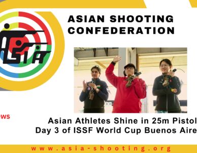 Asian Athletes Shine in 25m Pistol on Day 3 of ISSF World Cup Buenos Aires 2025