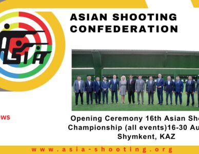 Opening Ceremony 16th Asian Shooting Championship (all events)16-30 Aug 2025 Shymkent, KAZ