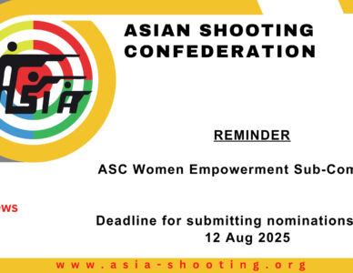 ASC Women Empowerment Sub-Committee, Nominations for Chairperson and Members.