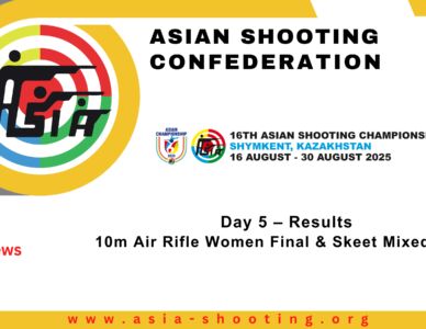 Day 5 – 10m Air Rifle Women Final & Skeet Mixed Team Results | 16th Asian Shooting Championship, Shymkent, Kazakhstan