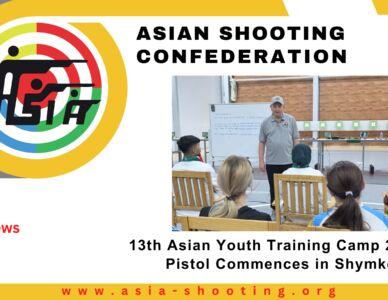 13th Asian Youth Training Camp 2025 for Pistol Commences in Shymkent