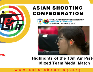Highlights of the 10m Air Pistol Mixed Team Medal Match