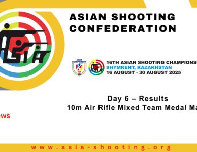 Day 6 – 10m Air Rifle Mixed Team Medal Match Results