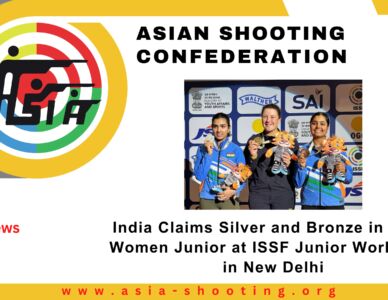 India Claims Silver and Bronze in Skeet Women Junior at ISSF Junior World Cup in New Delhi