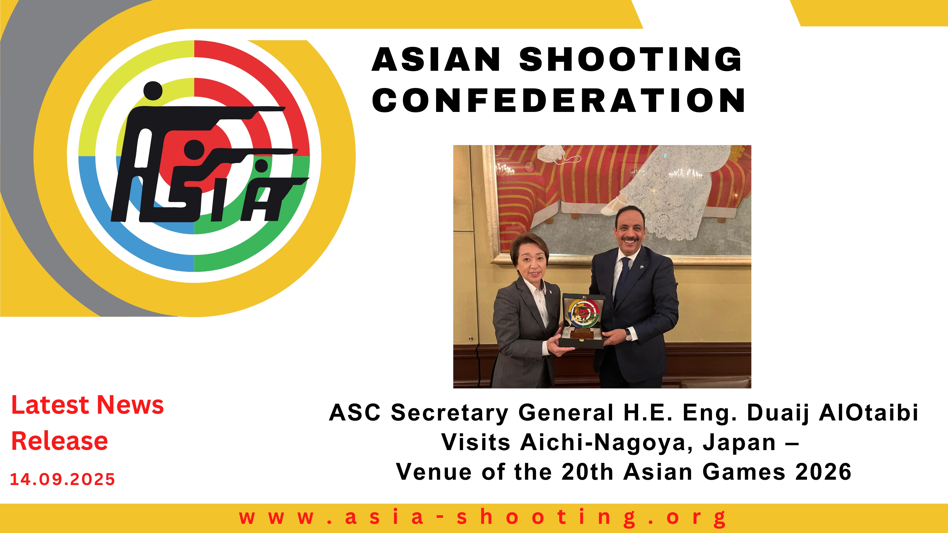 ASC Secretary General H.E. Eng. Duaij AlOtaibi Visits Aichi-Nagoya ...
