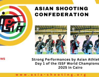 Strong Performances by Asian Athletes on Day 1 of the ISSF World Championship 2025 in Cairo