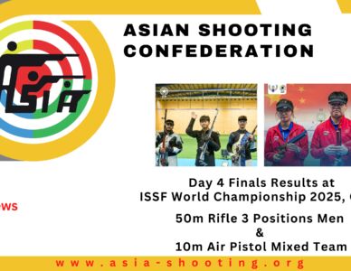 Day 4 Finals Results at ISSF World Championship 2025, Cairo - 50m Rifle 3 Positions Men & 10m Air Pistol Mixed Team