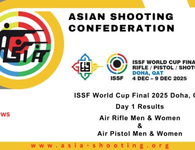 ISSF World Cup Final 2025 Doha, QAT Day 1 Results