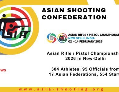 Latest Updates on Asian Rifle/Pistol Championship 2026 – New-Delhi, India.